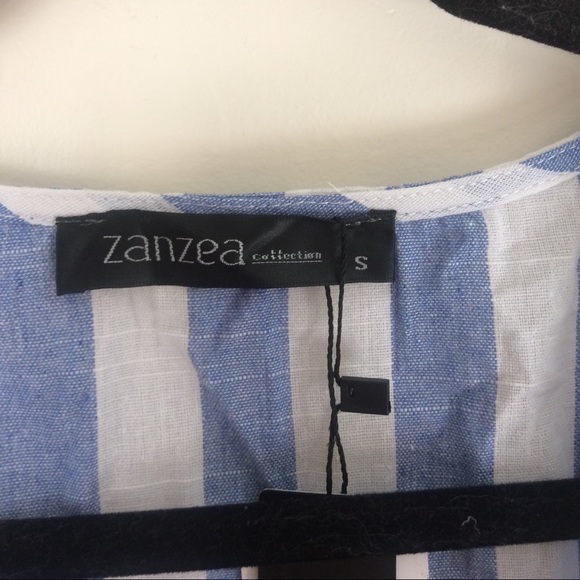 Last one! Blue Stripe Cotton Dress - Picture 5 of 7